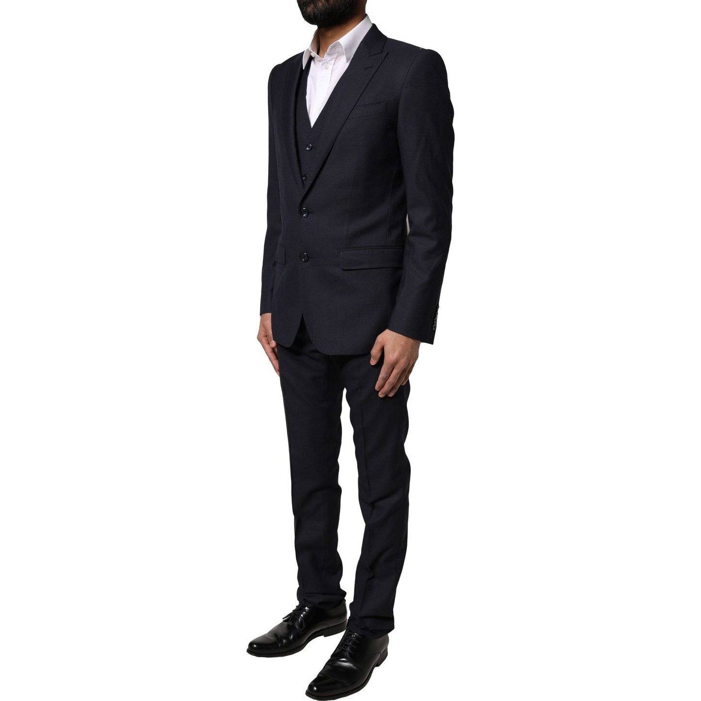 Dolce & Gabbana Black Fantasy MARTINI 3 Piece Formal Suit
