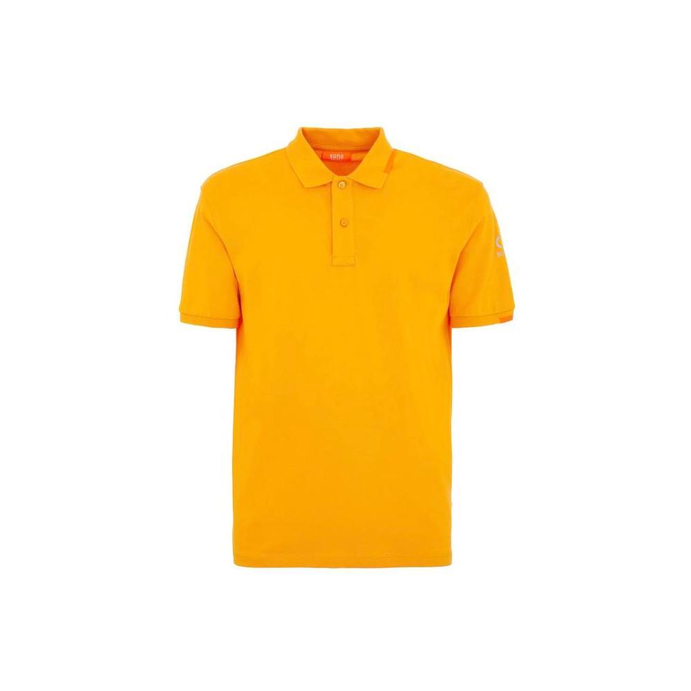 Suns Orange Cotton Polo Shirt