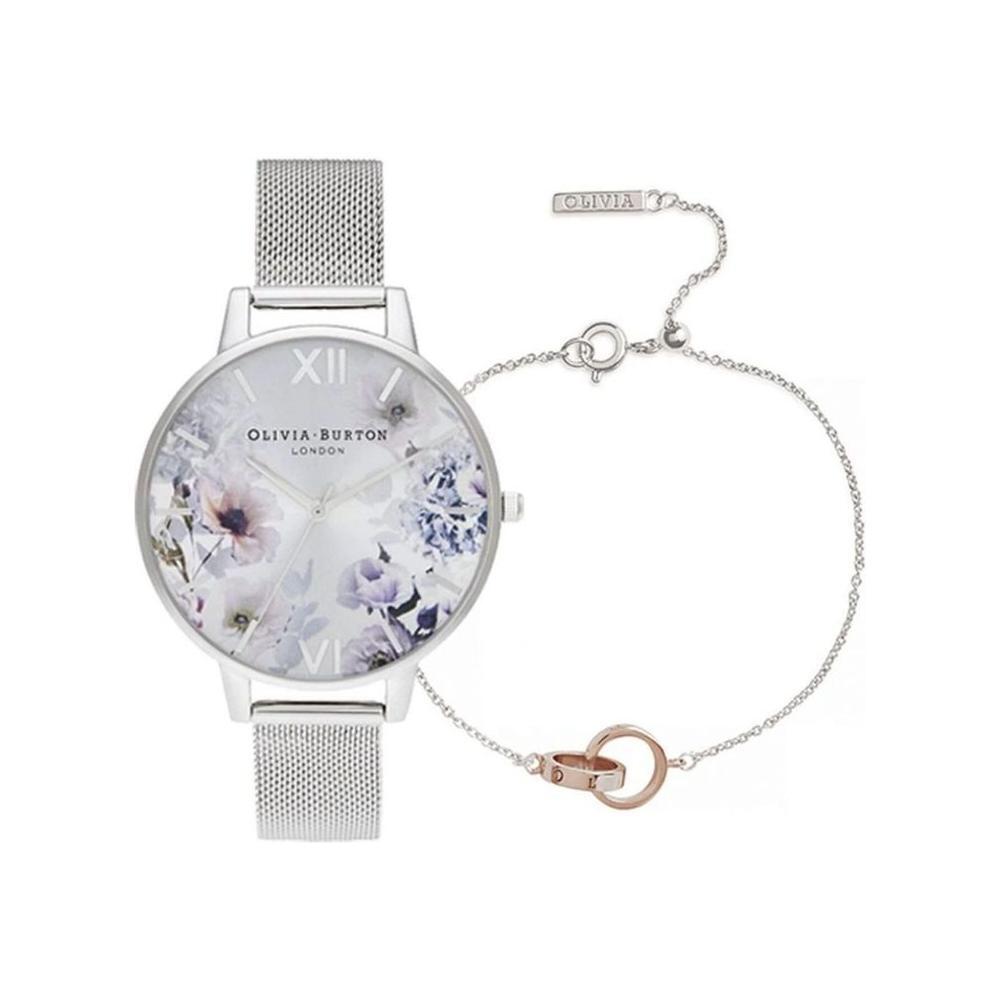 Olivia Burton Gray Stainless Steel Watch
