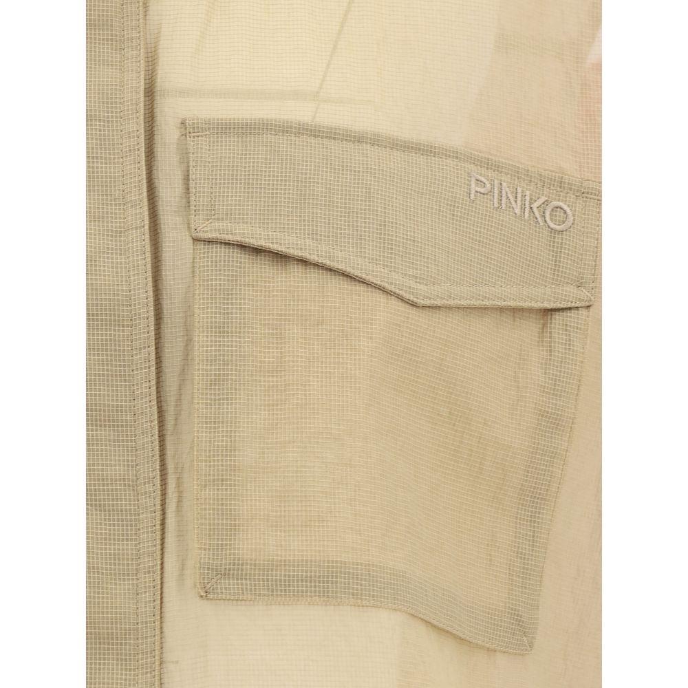PINKO Cropped Gilet Jacket PI-104852A2EKC82-S