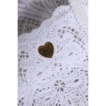 Dolce & Gabbana White Cordonetto Lace Beatrice Tote Shopping Bag