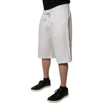 Dolce & Gabbana White Cotton Sweatshorts Men Bermuda Shorts