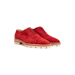 Christian Louboutin Red Suede Leather Oxfords And Derby CH-4994665-EU36/US6