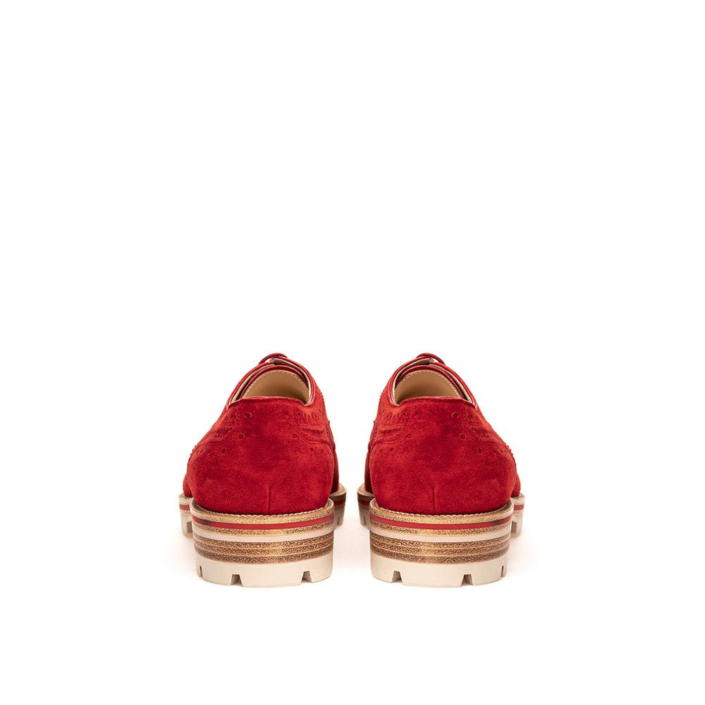 Christian Louboutin Red Suede Leather Oxfords And Derby CH-4994665-EU36/US6