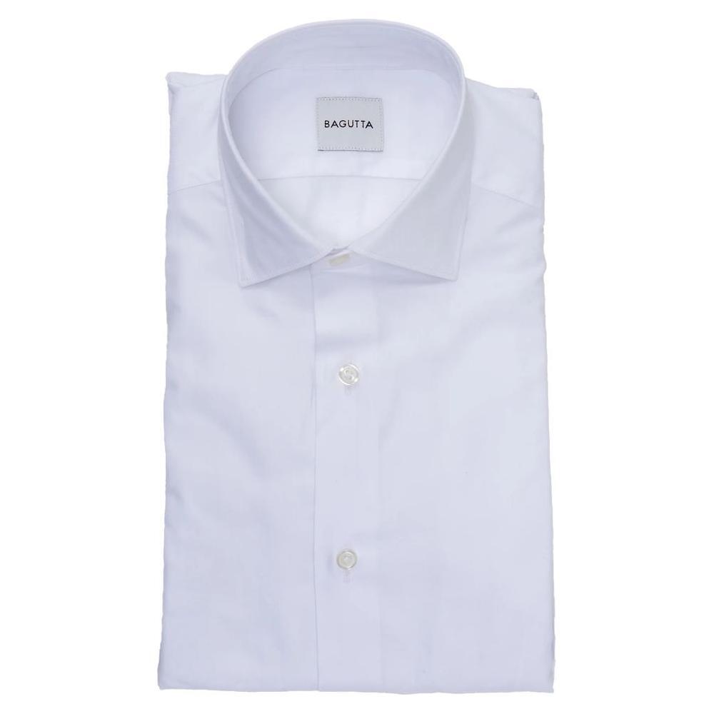 Bagutta White Cotton Shirt