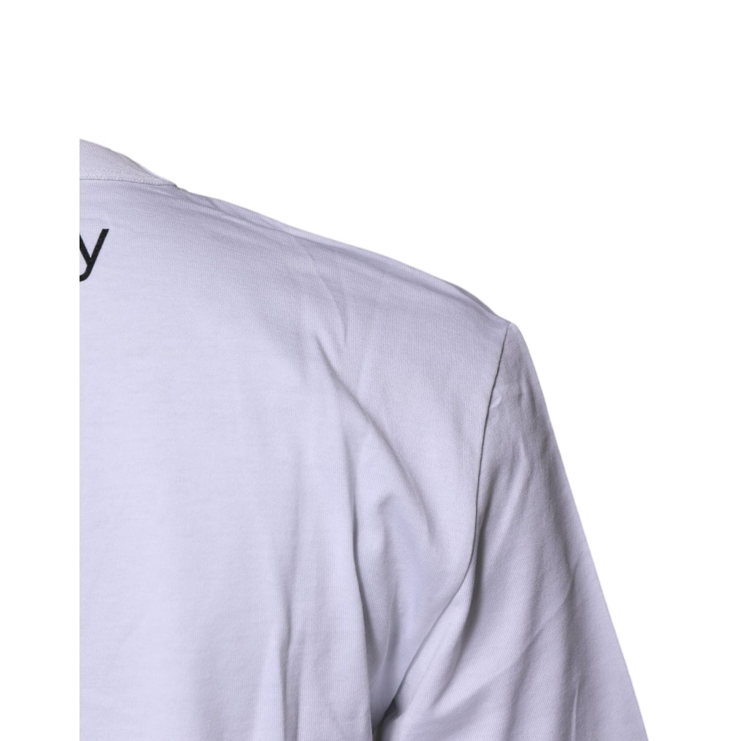 Dolce & Gabbana White #DGFamily Cotton Crew Neck T-shirt TSH87275-44