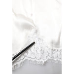 Dolce & Gabbana Top White Satin Lace Tank Lingerie Underwear