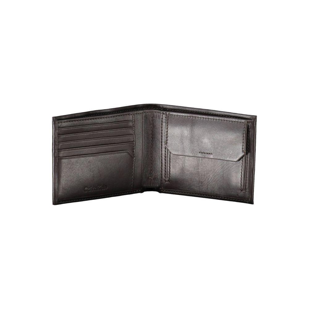 Calvin Klein Elegant Leather Dual-Compartment Wallet CA-26208