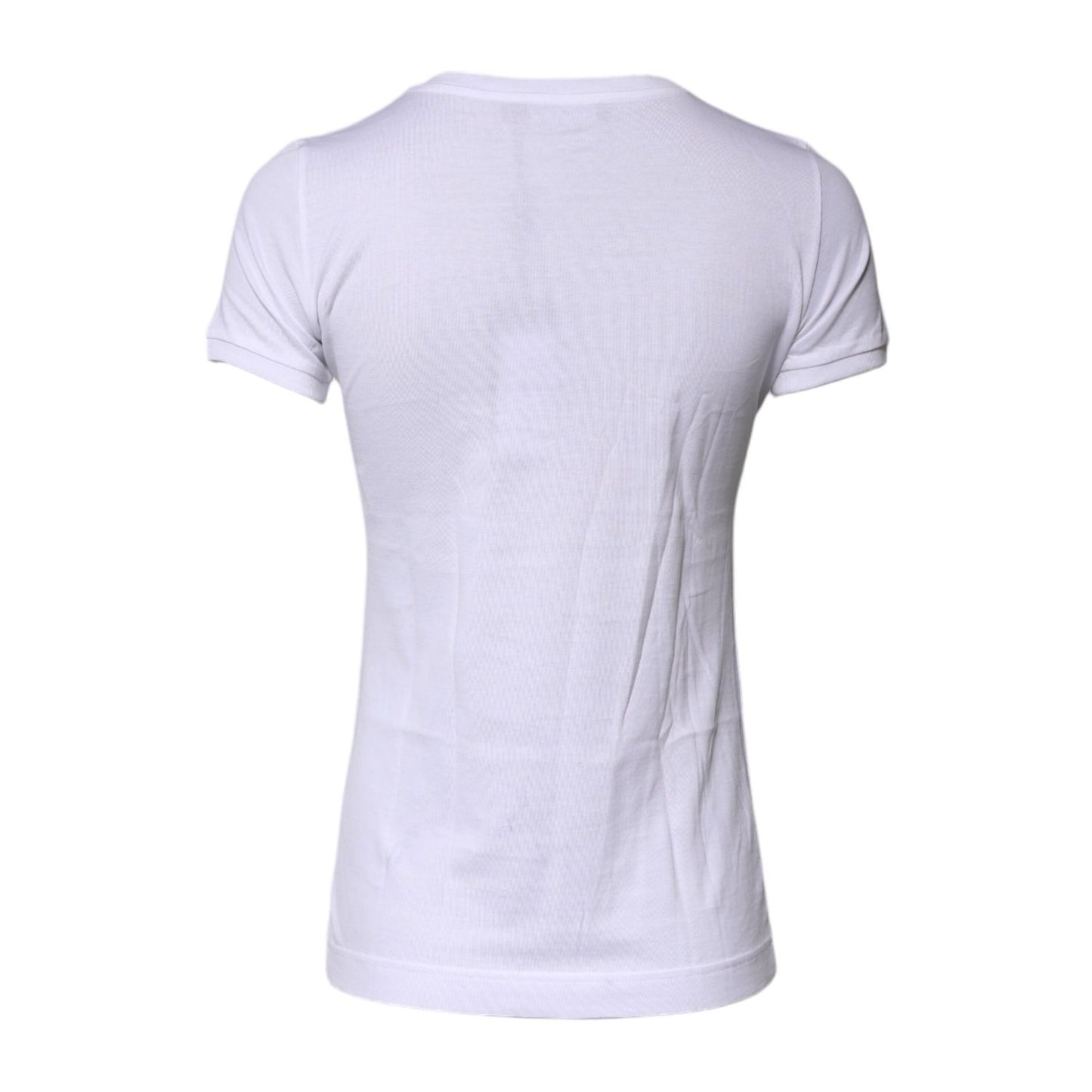 Dolce & Gabbana White #DGFAMILY Cotton Embroidery T-shirt