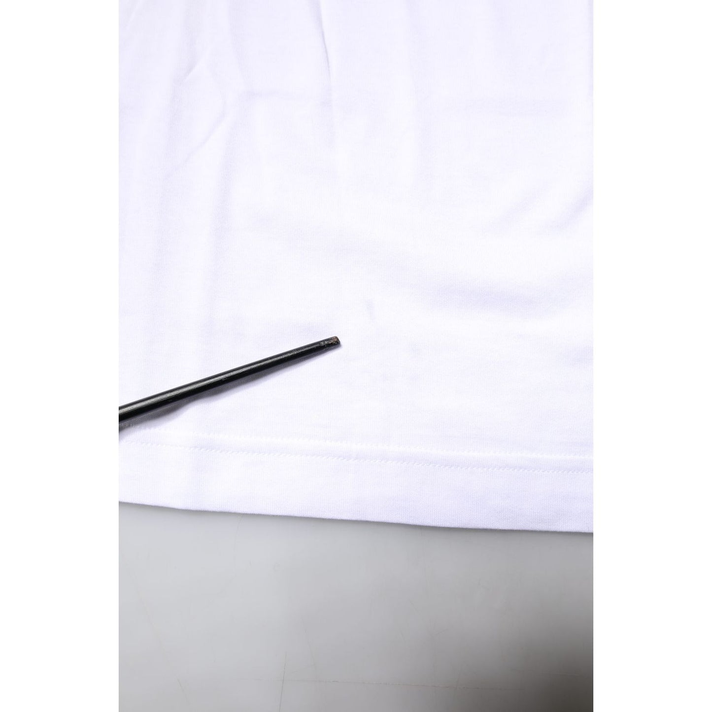 Dolce & Gabbana White #DGFAMILY Cotton Embroidery T-shirt