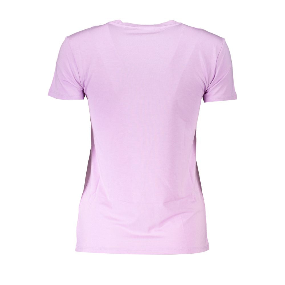 Patrizia Pepe Purple Elastane T-Shirt