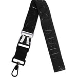 Dolce & Gabbana Black Stretch Polyester Rubberised DG Logo Keychain