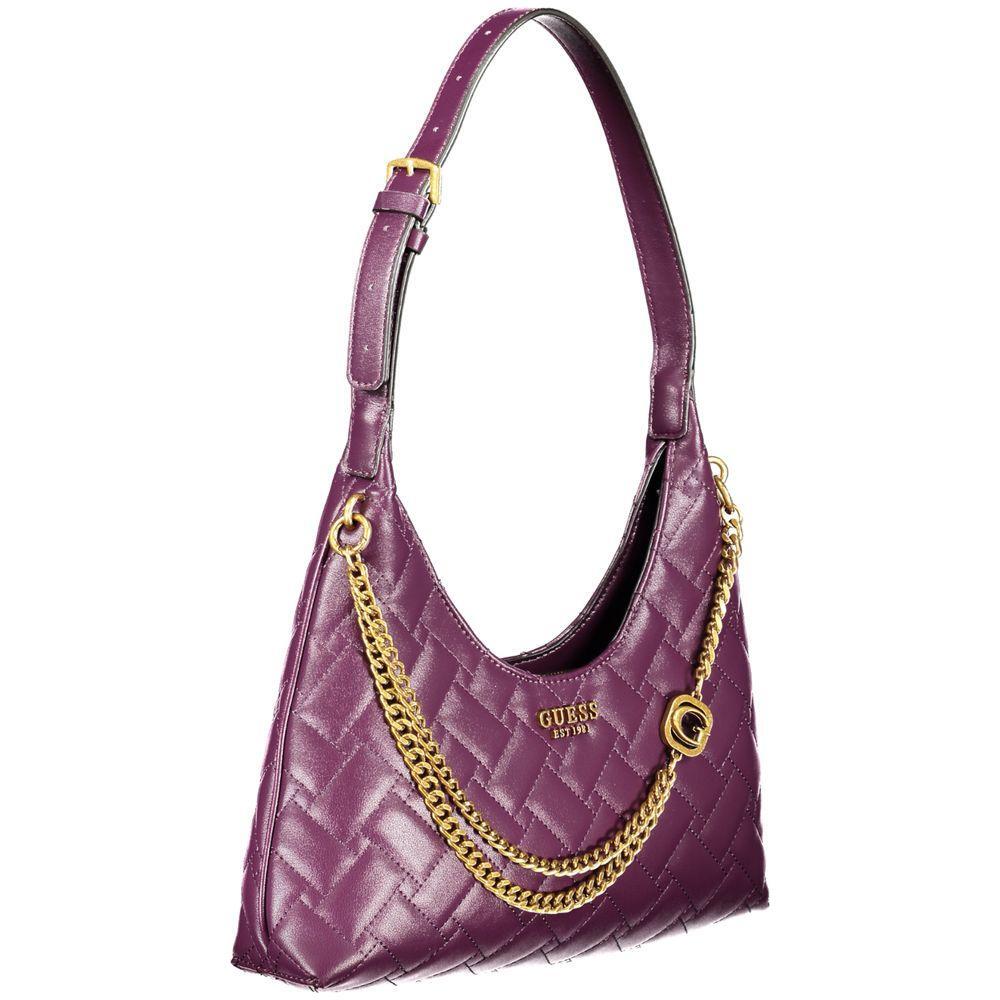 Guess Jeans Purple Polyethylene Handbag