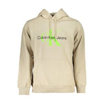 Calvin Klein Beige Hooded Cotton Sweatshirt CA-24858-S