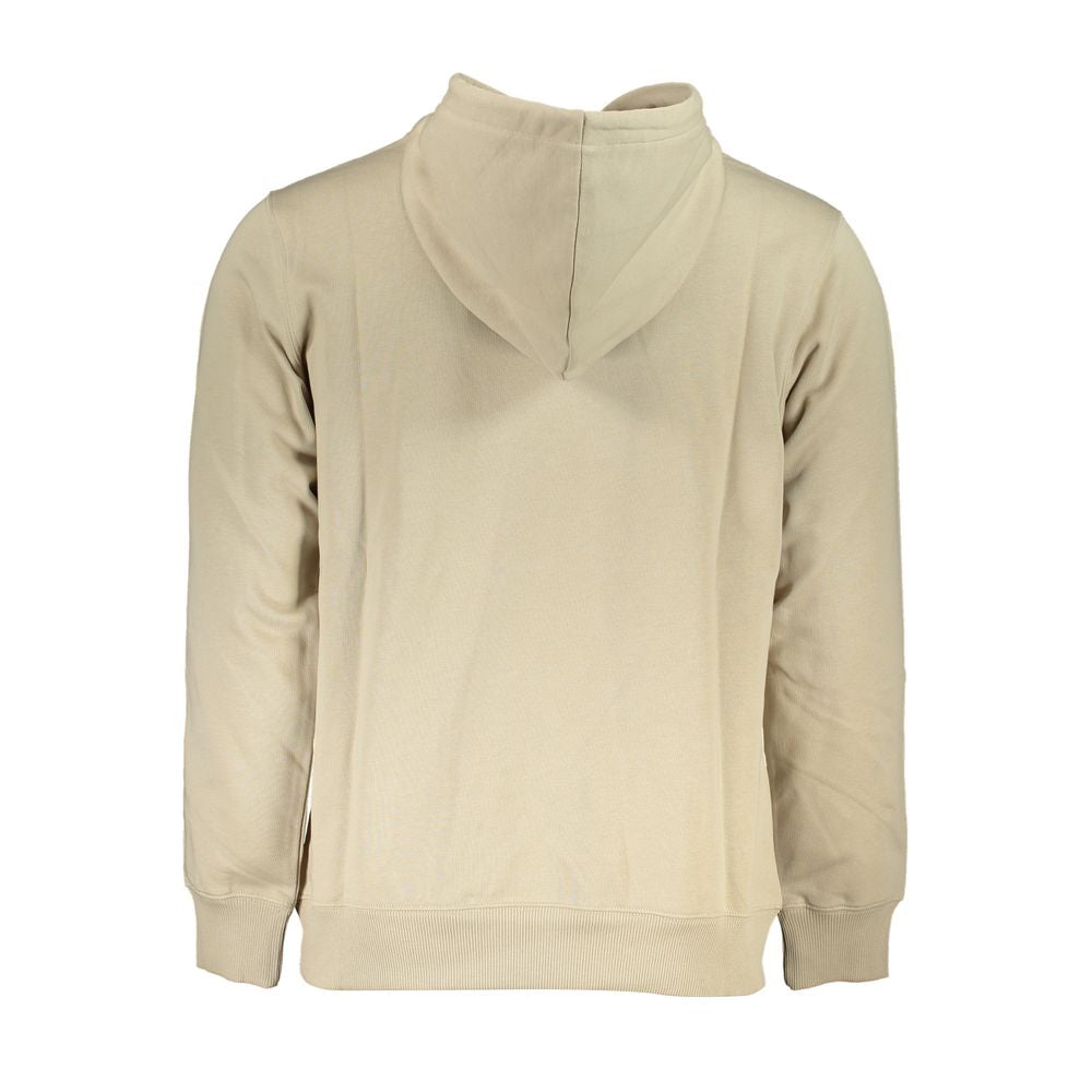 Calvin Klein Beige Hooded Cotton Sweatshirt CA-24858-S