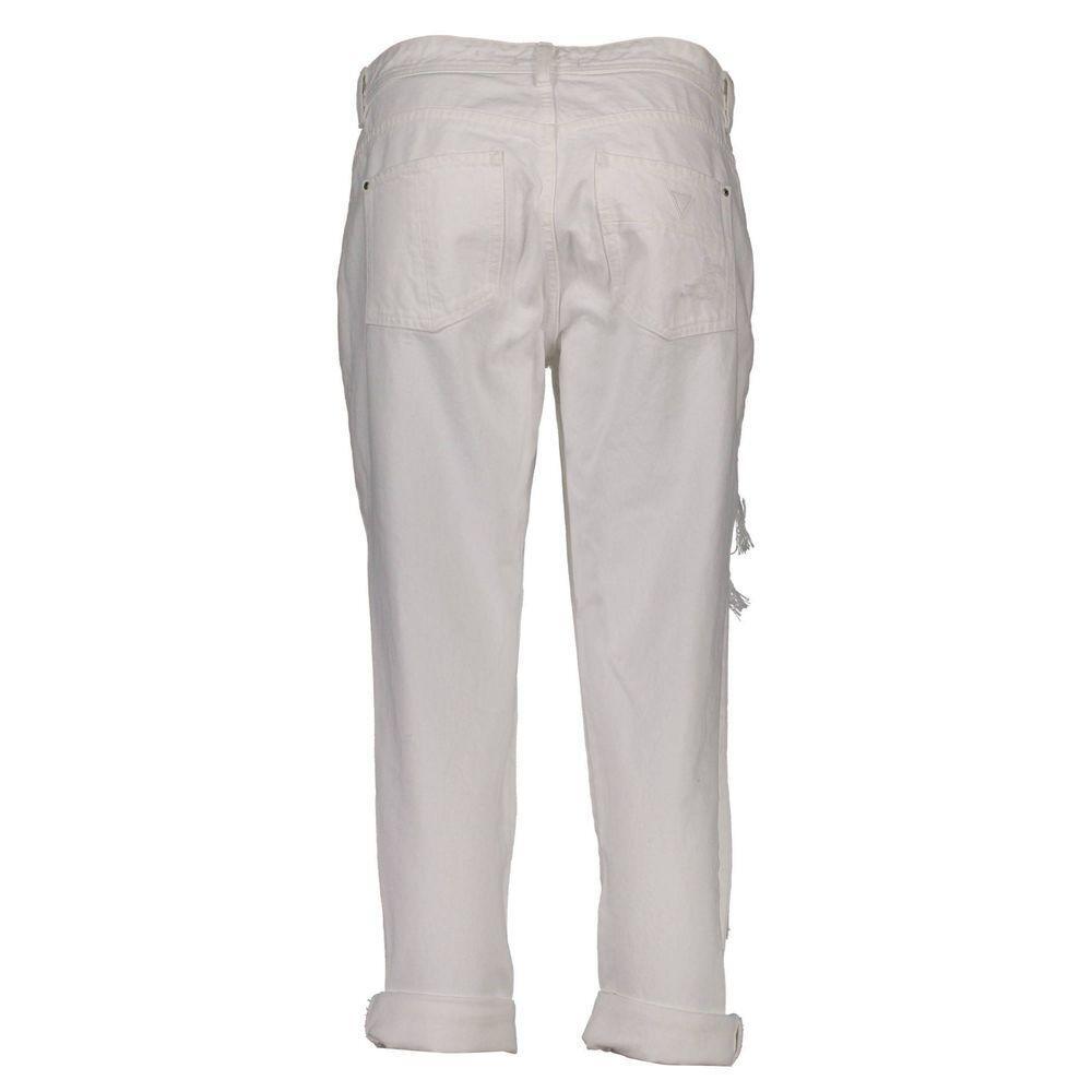 Guess Jeans White Cotton Women Jeans GU-1217-W28