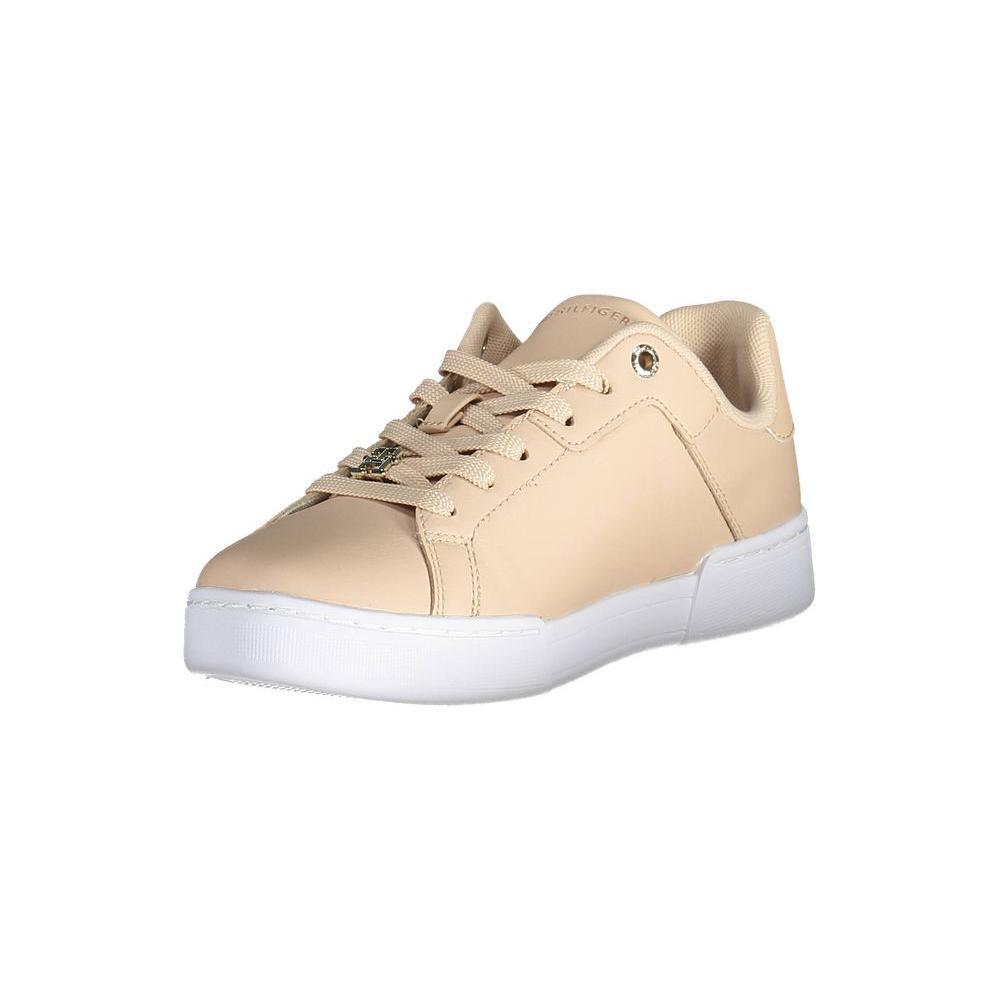Tommy Hilfiger Pink Leather Women Sneaker TO-19536-EU36/US6