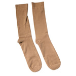 Dolce & Gabbana Brown Solid Cotton Mid Calf Men Socks SCS2228-L