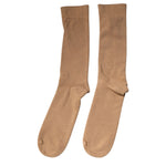 Dolce & Gabbana Brown Solid Cotton Mid Calf Men Socks SCS2228-L