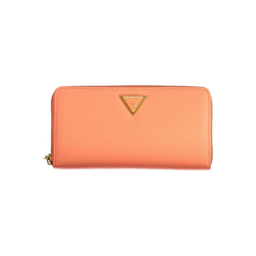 Guess Jeans Orange Polyethylene Wallet GU-30197