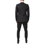 Dolce & Gabbana Black Cotton TAORMINA Formal 2 Piece Suit
