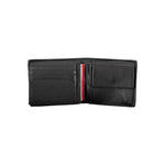 Tommy Hilfiger Black Leather Men Wallet