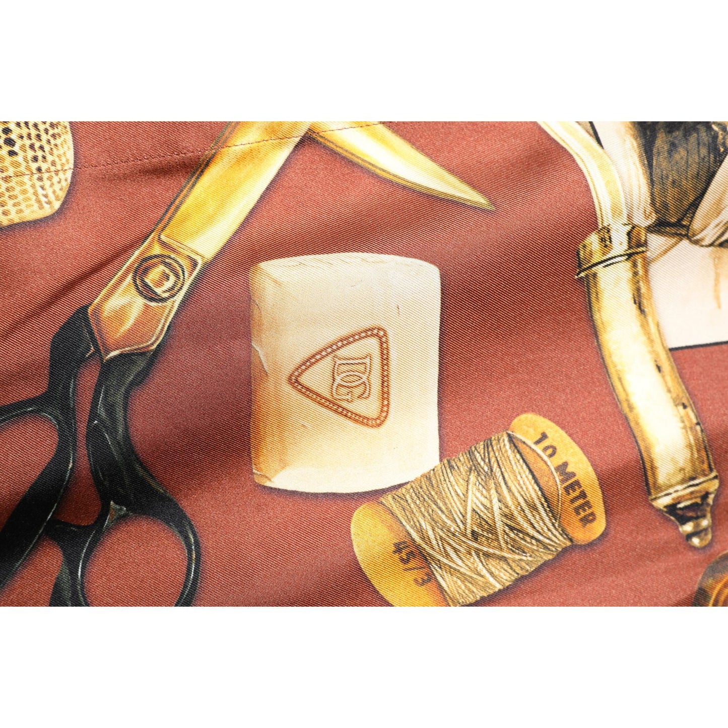 Dolce & Gabbana Multicolor Tailor Print Silk Casual Shirt
