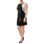 Dolce & Gabbana Black Fashion Devotion Embellish Mini Dress