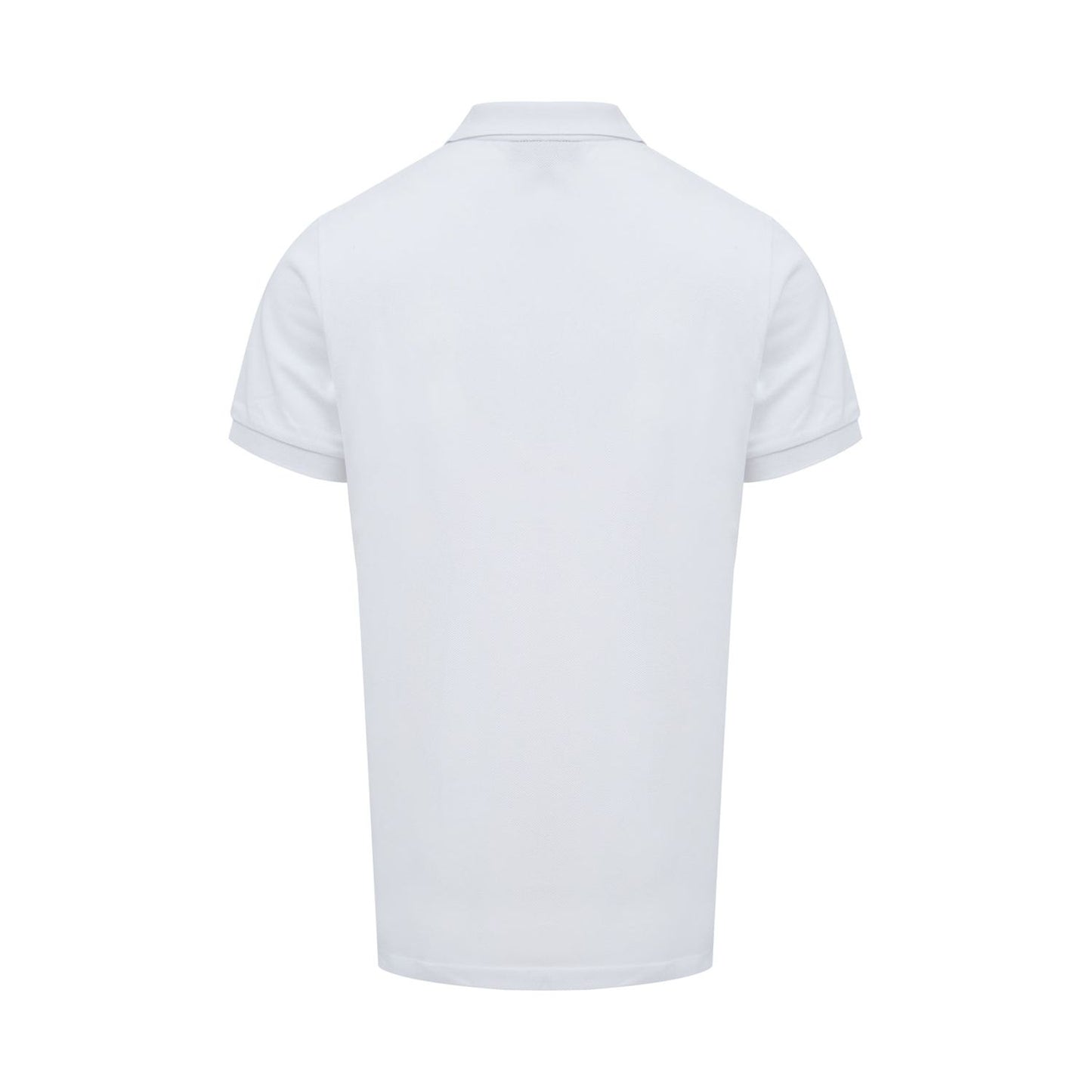 Burberry White Cotton Collared Polo Shirt