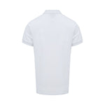 Burberry White Cotton Collared Polo Shirt