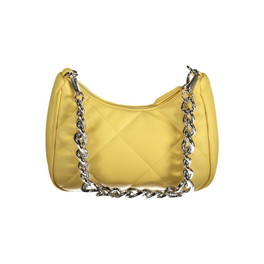 Mario Valentino Yellow Polyethylene Handbag