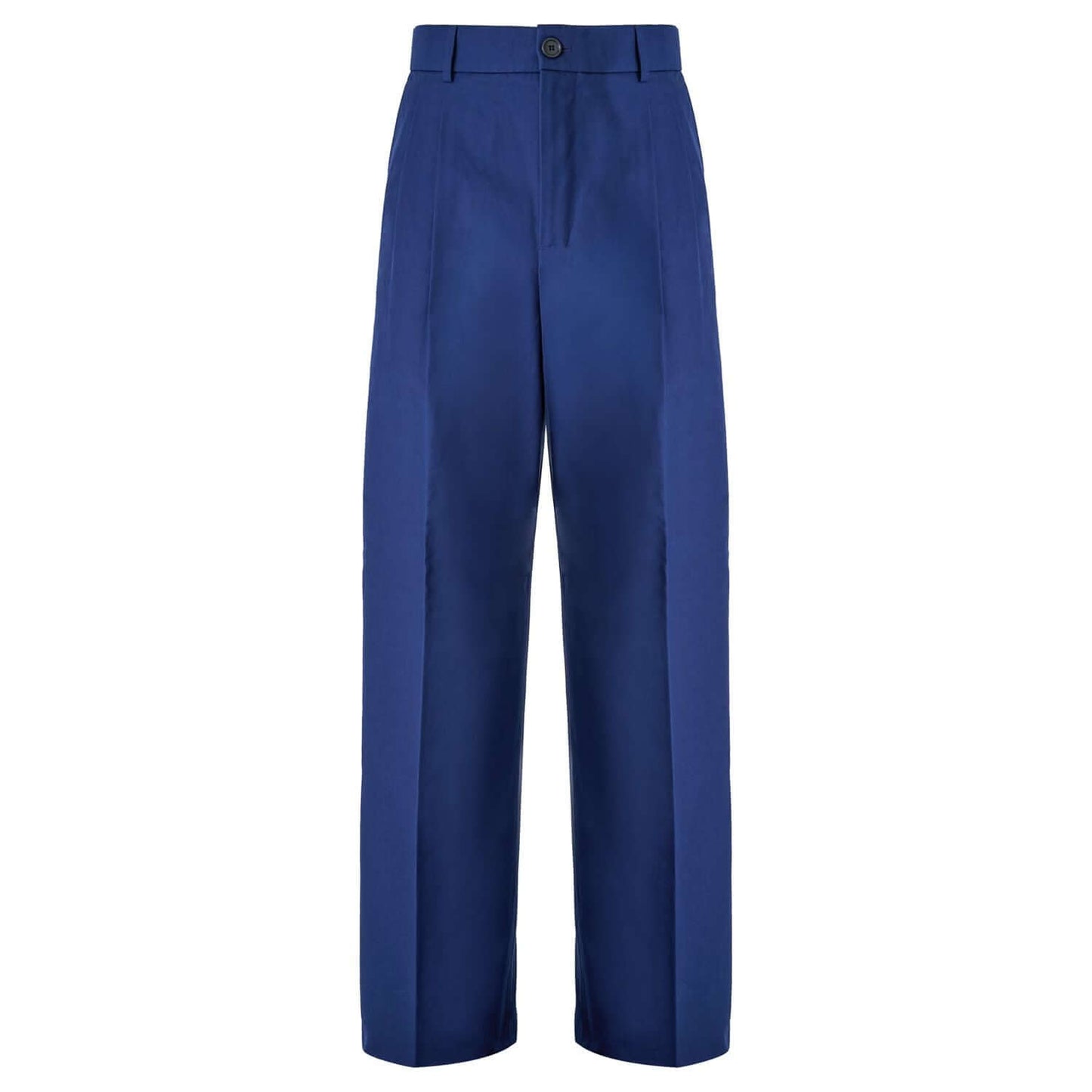 Gucci Blue Classic Cotton Pants
