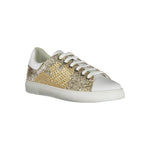 Emporio Armani Gold Polyester Women Sneaker EM-870-EU35/US5