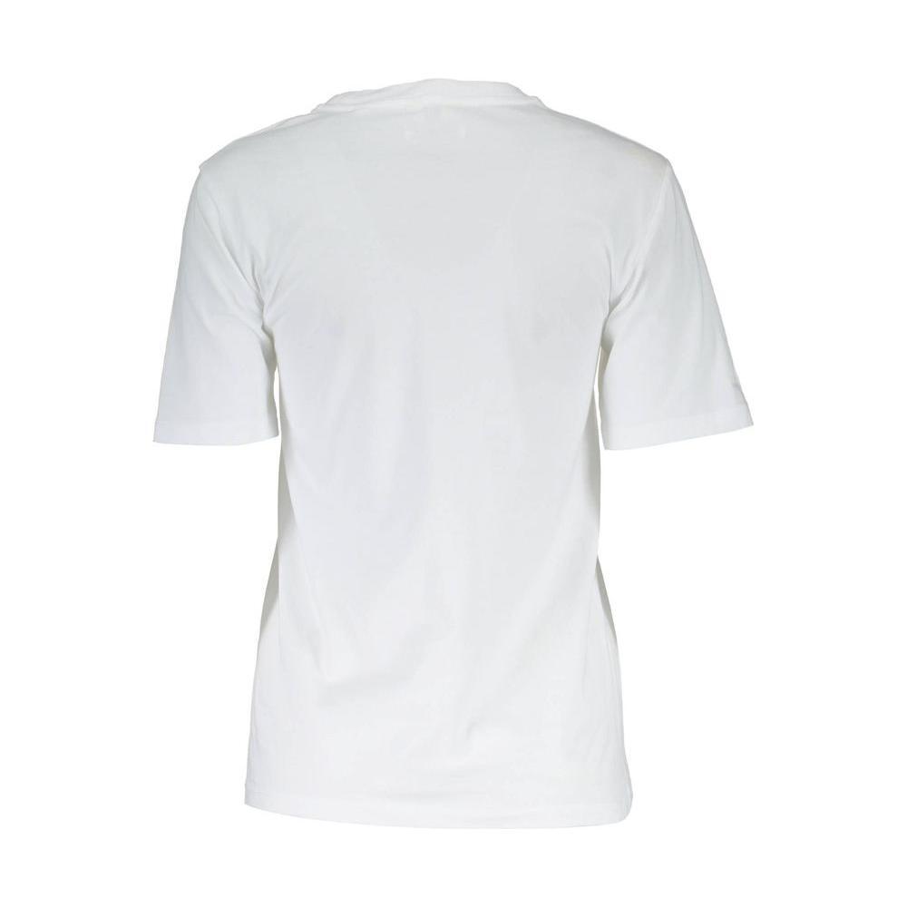 Gant White Cotton Men T-Shirt