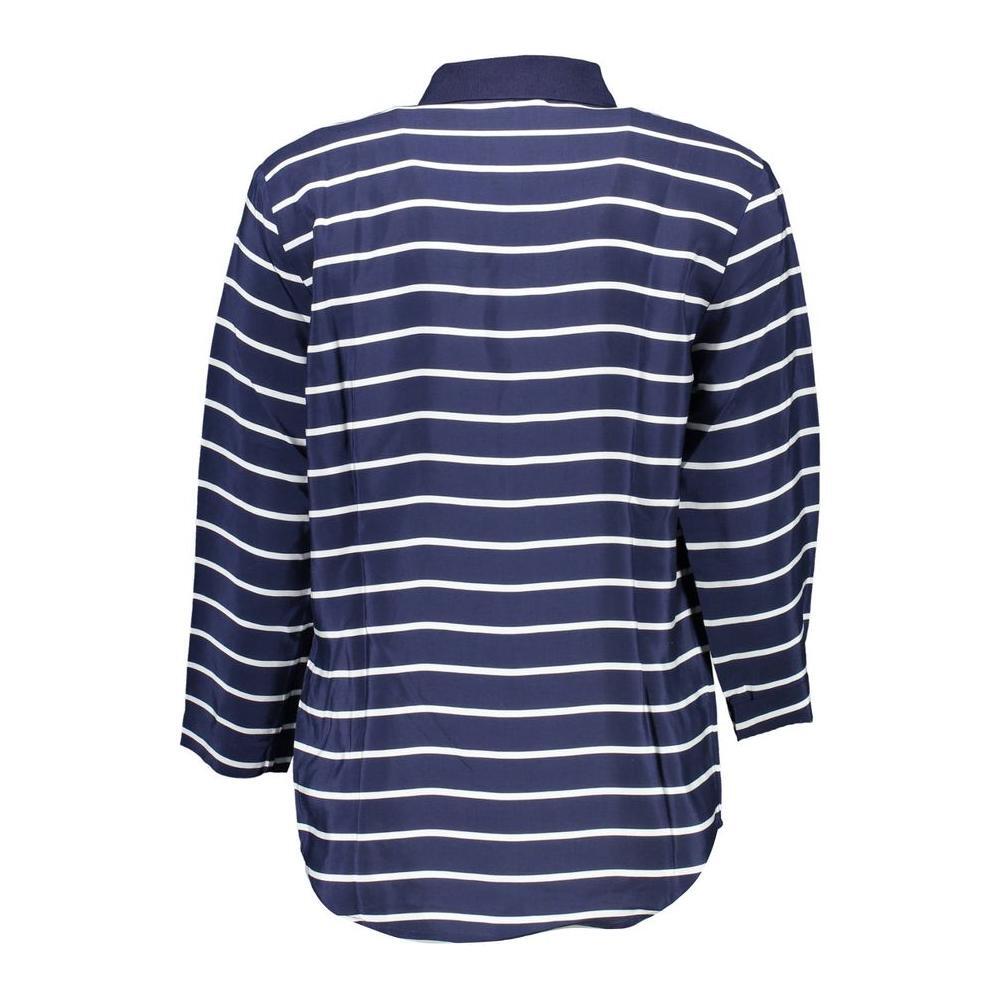 Gant Blue Viscose Women Polo Shirt GA-4613-34