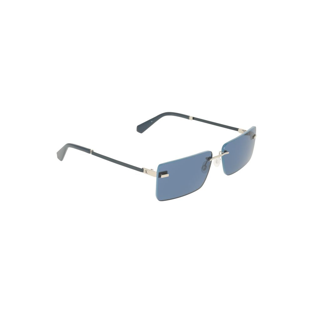 Calvin Klein Blue Metal Sunglass