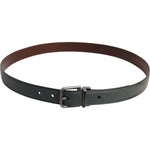 Dolce & Gabbana Green Classic Leather Metal Buckle Belt