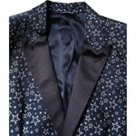 Dolce & Gabbana Blue MARTINI Star Jacquard 3 Piece Suit