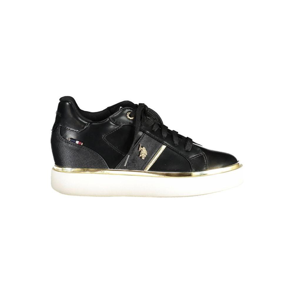 U.S. POLO ASSN. Black Polyester Women Sneaker