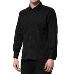Dolce & Gabbana Black SARTORIA Cotton Formal Men Dress Shirt