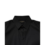 Dolce & Gabbana Black SARTORIA Cotton Formal Men Dress Shirt