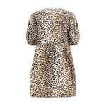 Ganni Leopard mini Dress GA-F9758943-IT36 | XS