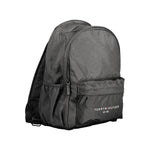Tommy Hilfiger Black Polyester Men Backpack