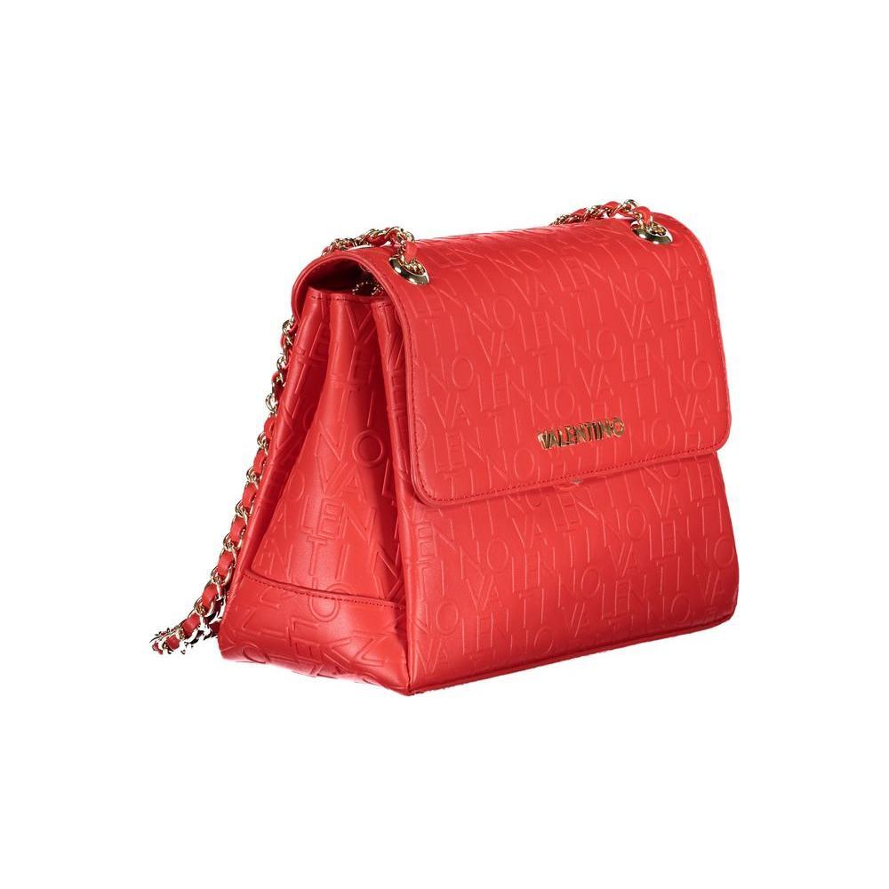 Mario Valentino Red Polyethylene Handbag