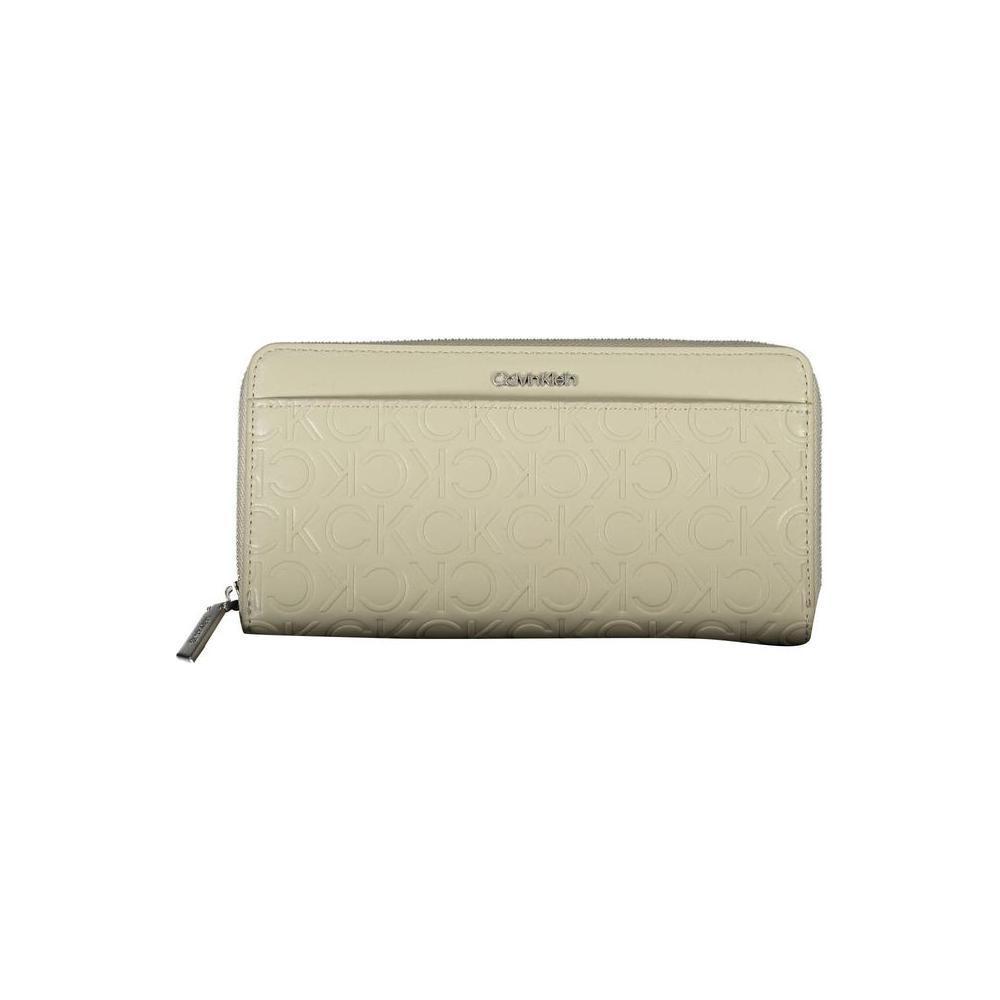 Calvin Klein Beige Polyethylene Women Wallet CA-22429