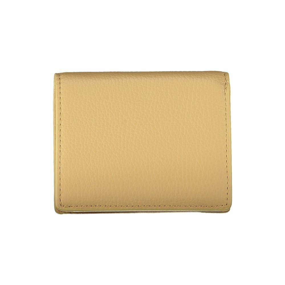 Coccinelle Beige Leather Wallet CO-29283