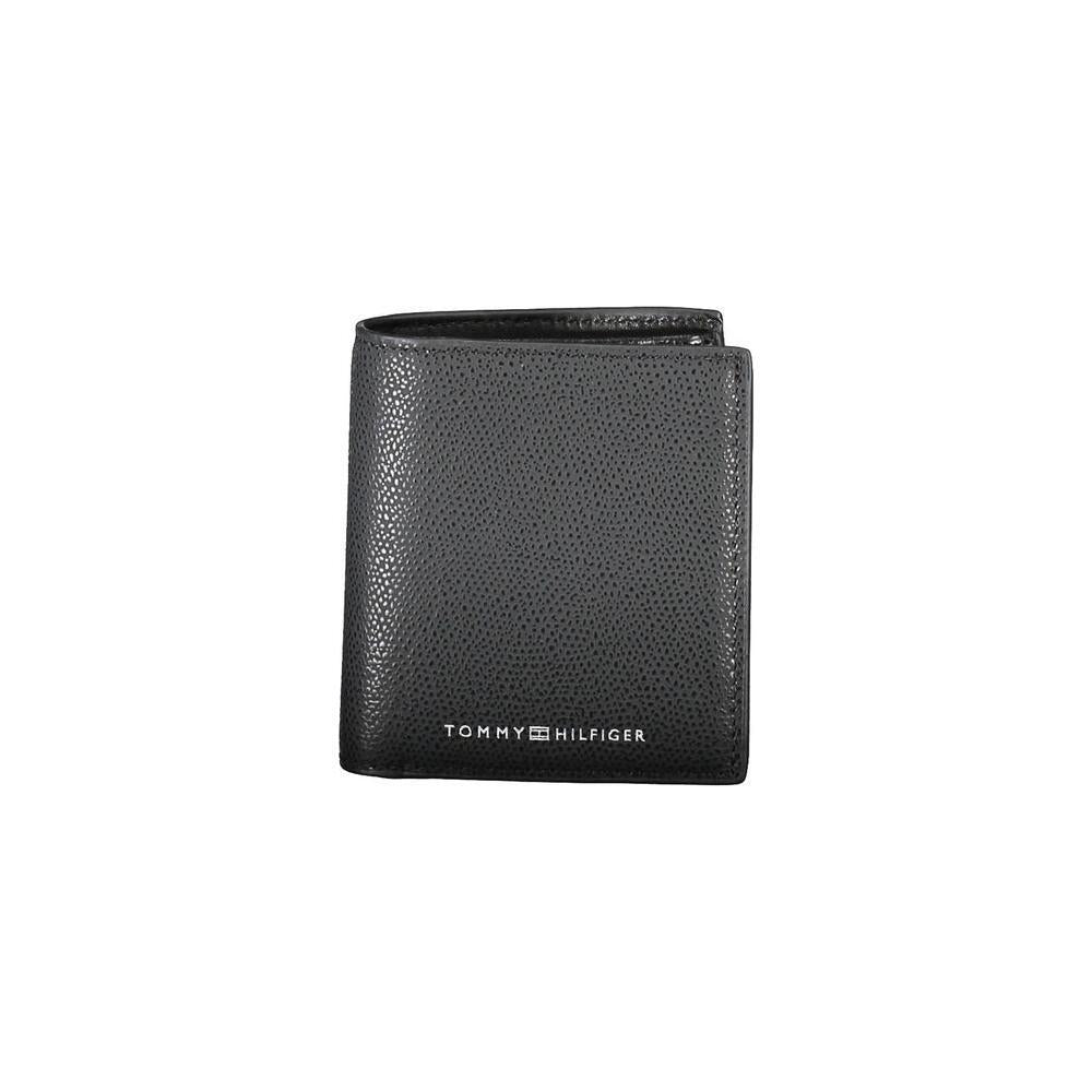Tommy Hilfiger Black Leather Men Wallet