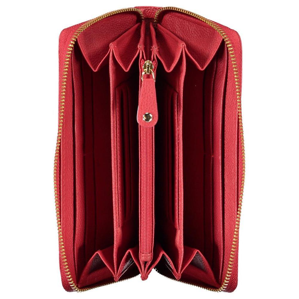 Mario Valentino Red Polyethylene Wallet