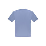 North Sails Blue Cotton Men T-Shirt