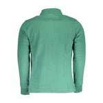 La Martina Green Cotton Men Polo Shirt